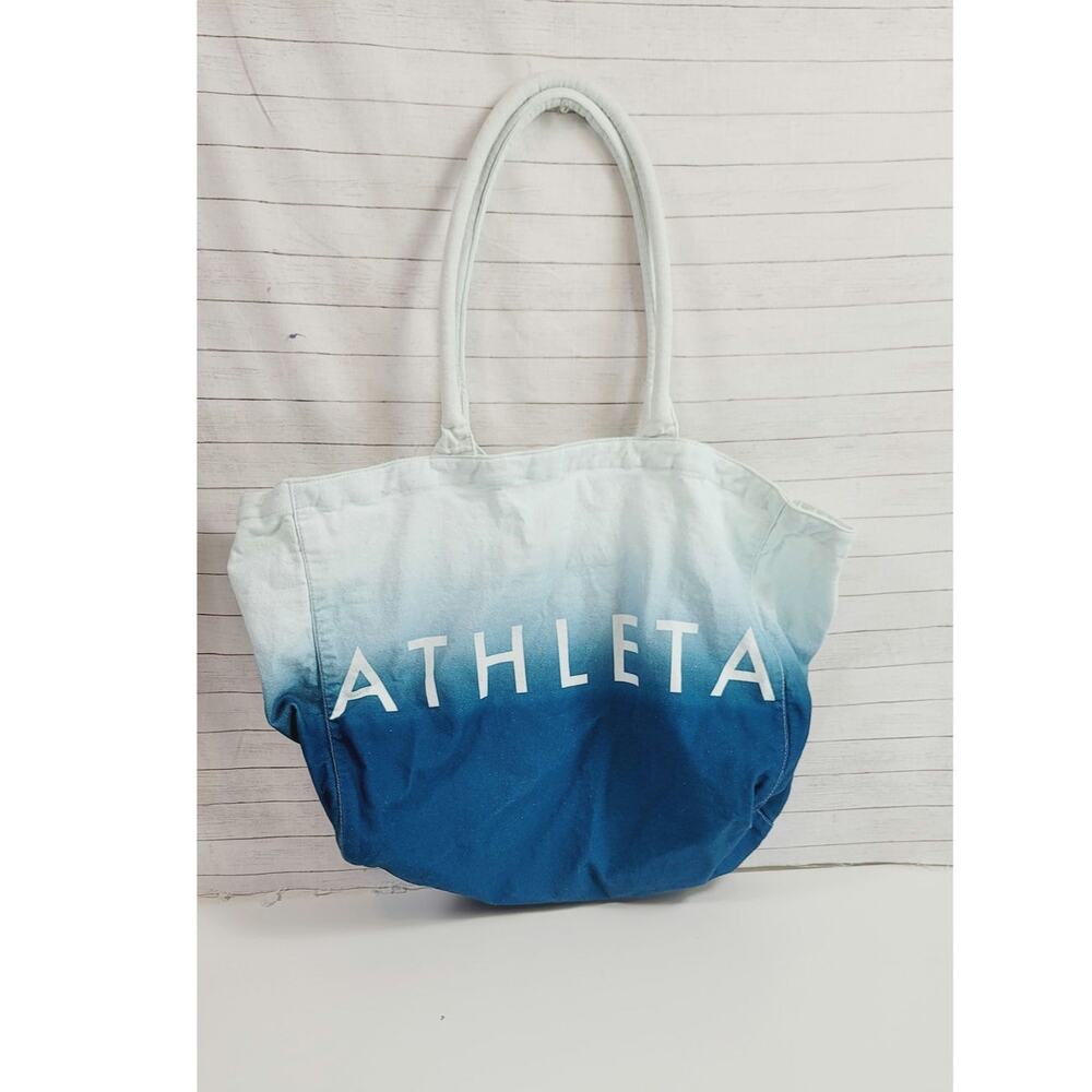 ATHLETA OMBRE BLUE CLOTH OVERSIZE TOTE BAG